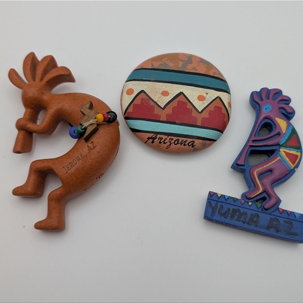 Vintage southwestern Arizona magnets kitschy novelty